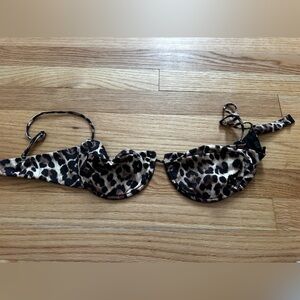 Zara Leopard Print Women's Bikini Top